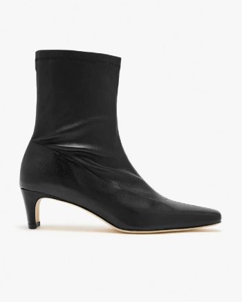 Black Kitten Heel Boots